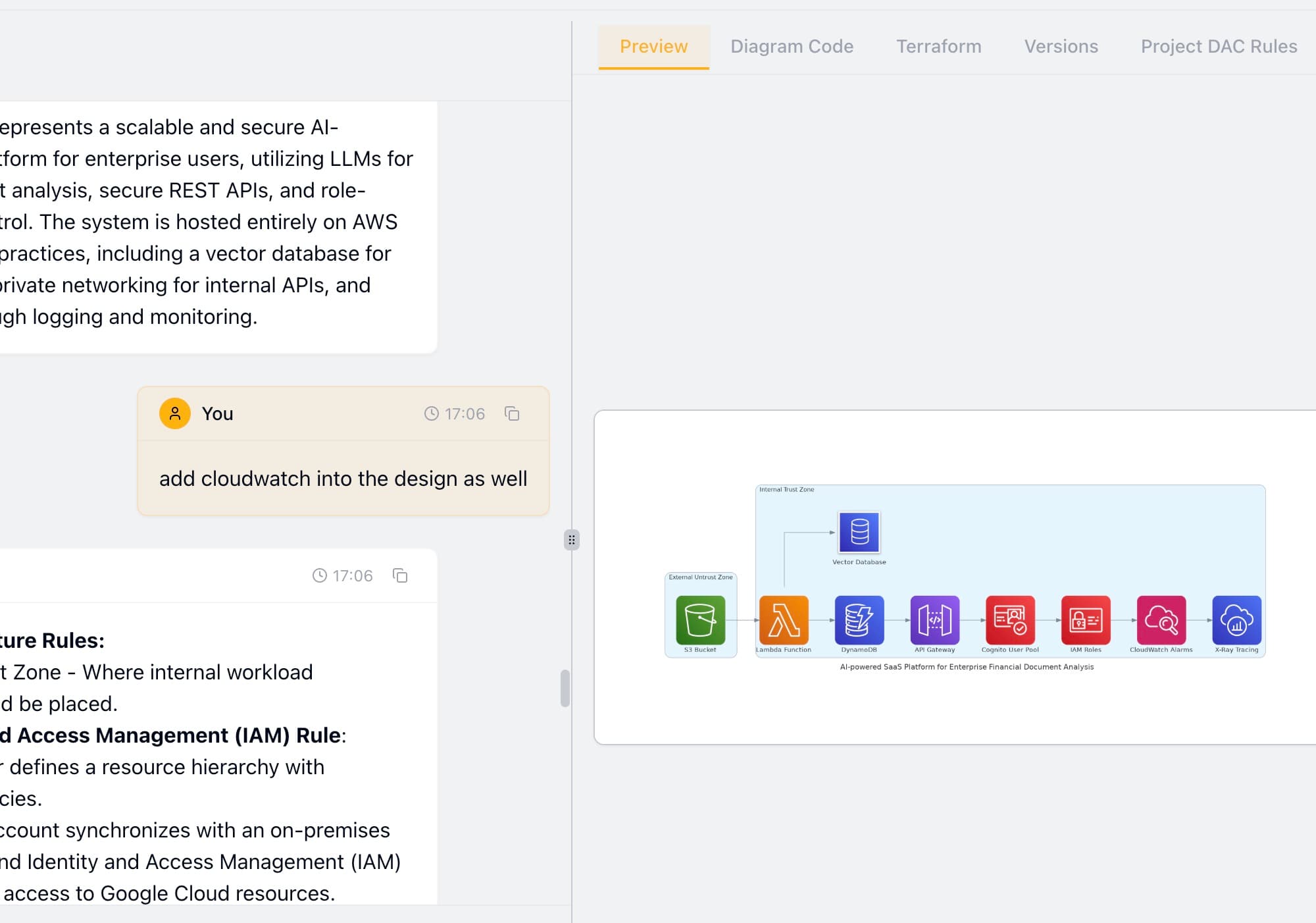 AI-Powered Natural Language to Architecture Design