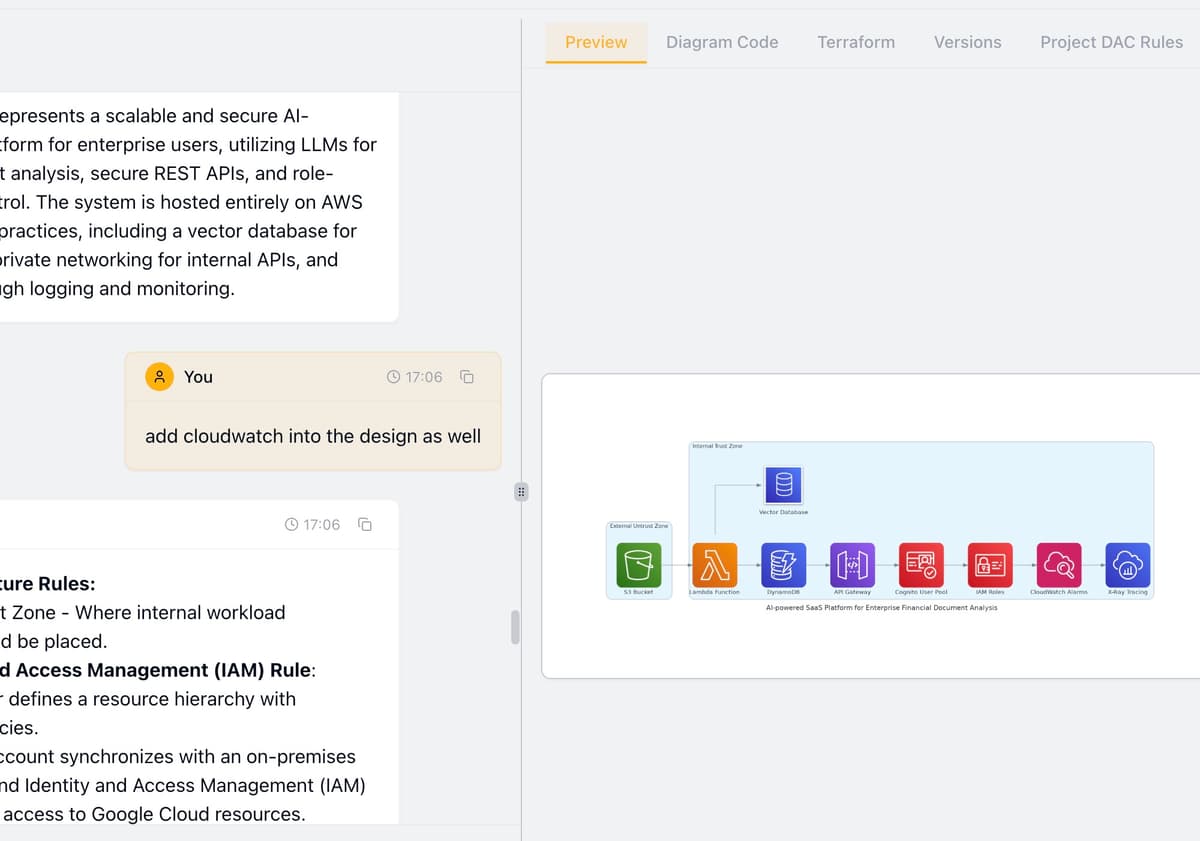 AI-Powered Natural Language to Architecture Design